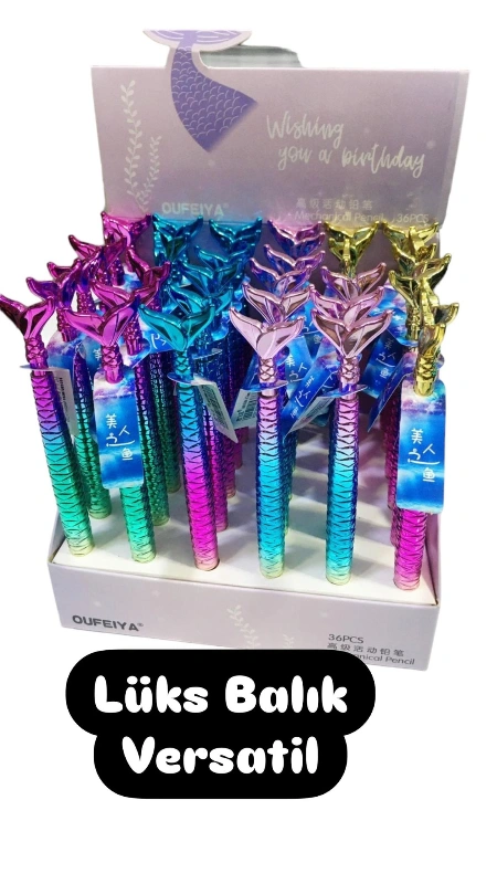 Adet: 20,5  ₺ /  Balık Metalik Versatil  / 36Lı Stant