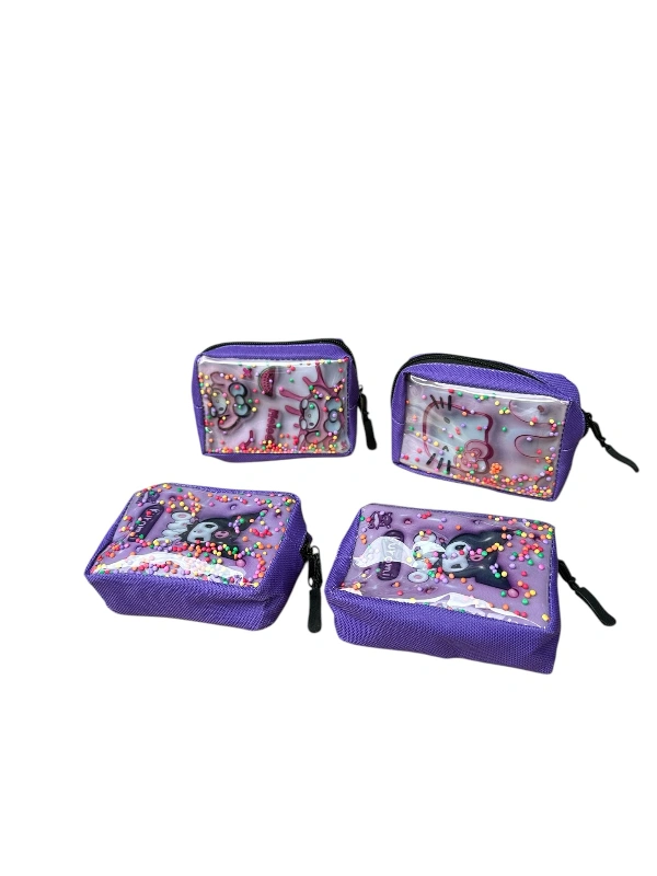 Adet: 55 ₺ / Pullu Köpüklü Mini Kuromi Cüzdan / 24lü Paket