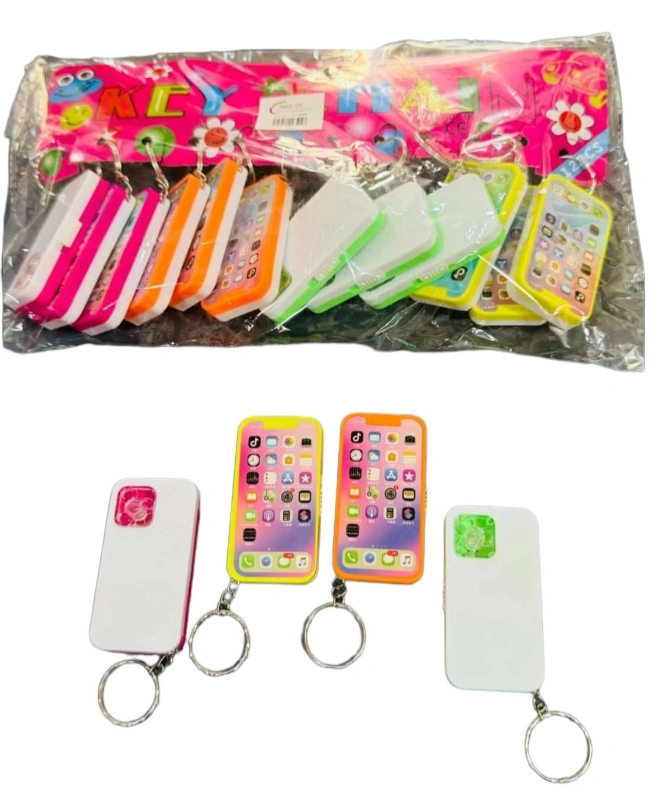 Işıklı İphone Anahtarlık / 12li paket