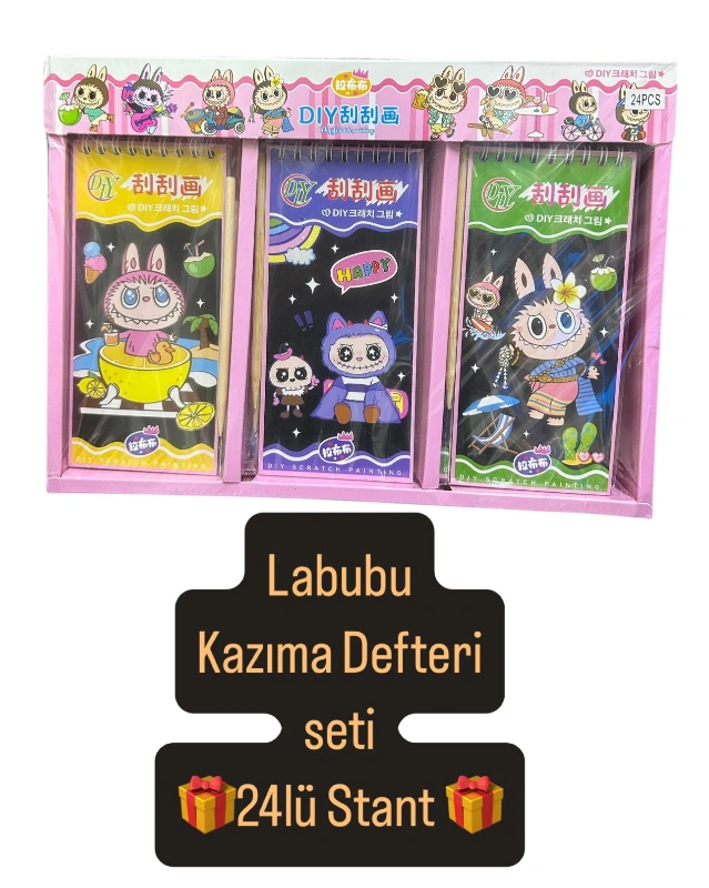 LABUBU  KAZIMALI TREND DEFTER / 24LÜ STANT