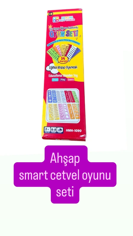 Ahşap Smart Cetvel Oyunu Seti