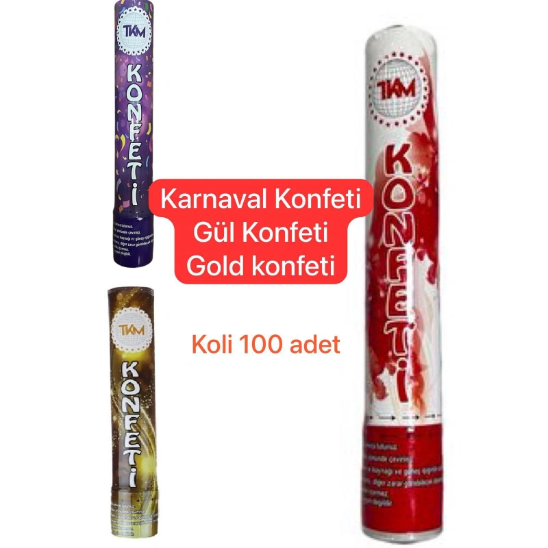 KONFETİ MODELLERİ KARŞIK / 24LÜ PAKET