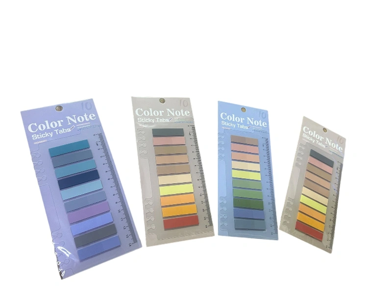 Trend Model Cetvelli Uzun Postit Kraft  Pastel Renkler  Kod: 4277/ 24lü paket