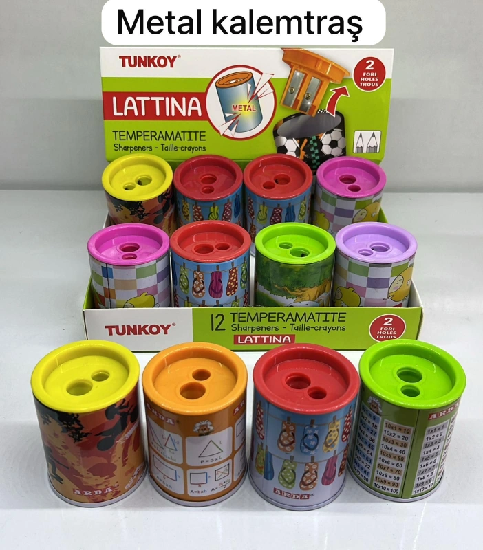 METAL TENEKE KALEMTRAŞ / 12Lİ STANT