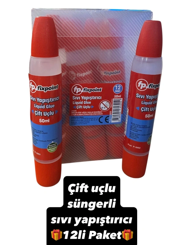 Adet: 14₺ / FixPoint Çift Taraf. Sıvı Yap  / paket 12li