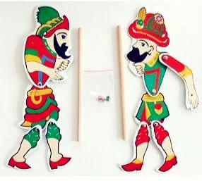 Hacivat Karagöz Kukla Seti / 12li Paket