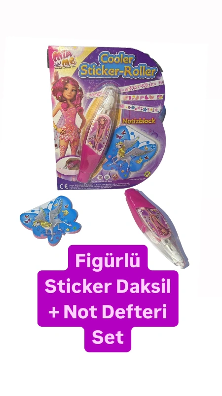 FİGÜRLÜ DAKSİL STİCKER SET / STOK SINIRLI