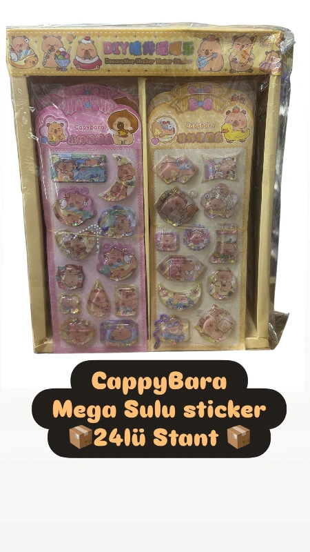 SULU STİCKER MEGA CAPPYBARA  / 24LÜ STANT