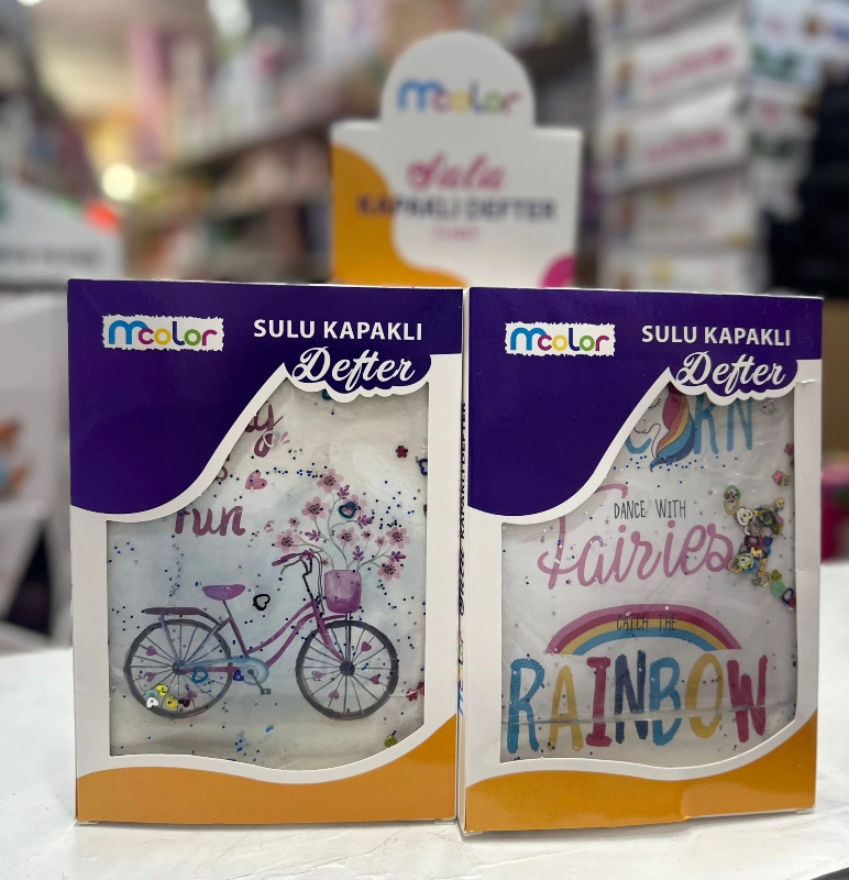 A5 SULU KAPAK TREND NOT DEFTERİ  / 12Lİ STANT