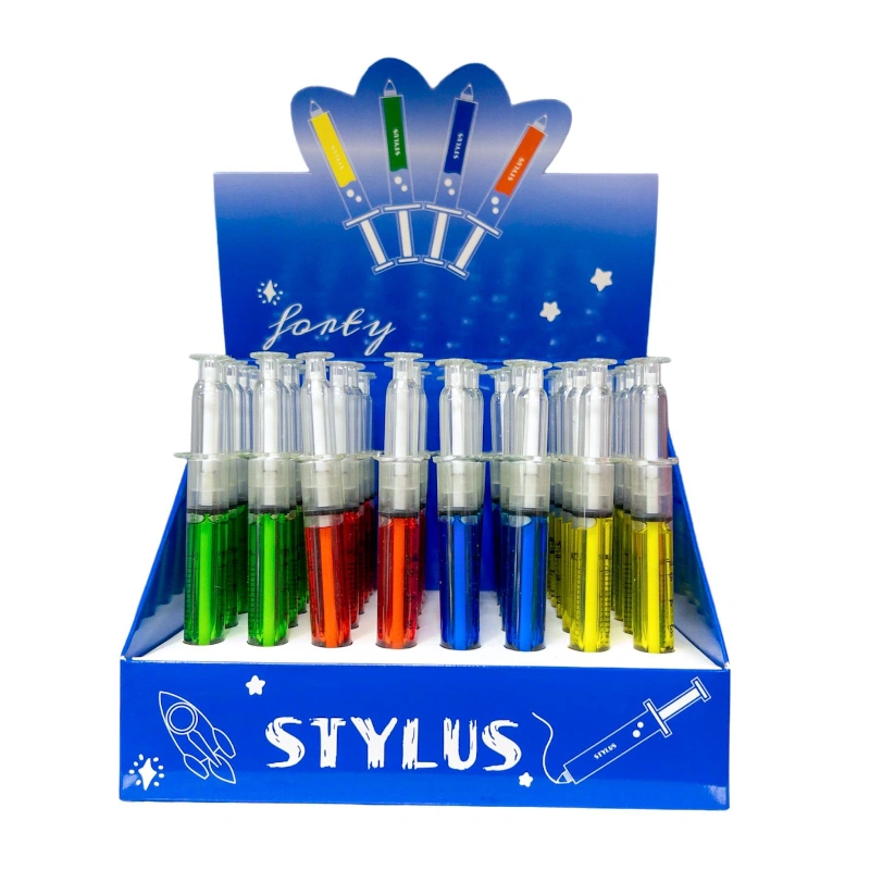 Şırınga Model Versatil Kalem / 48li stant