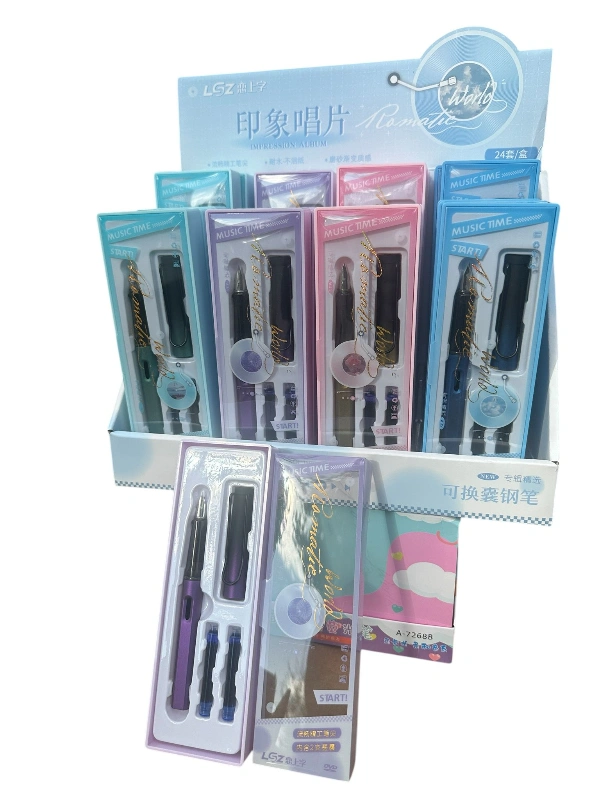 Dolma Kalem Seti Lüks Hediyelik Pls Kutu/ 24lü Stant