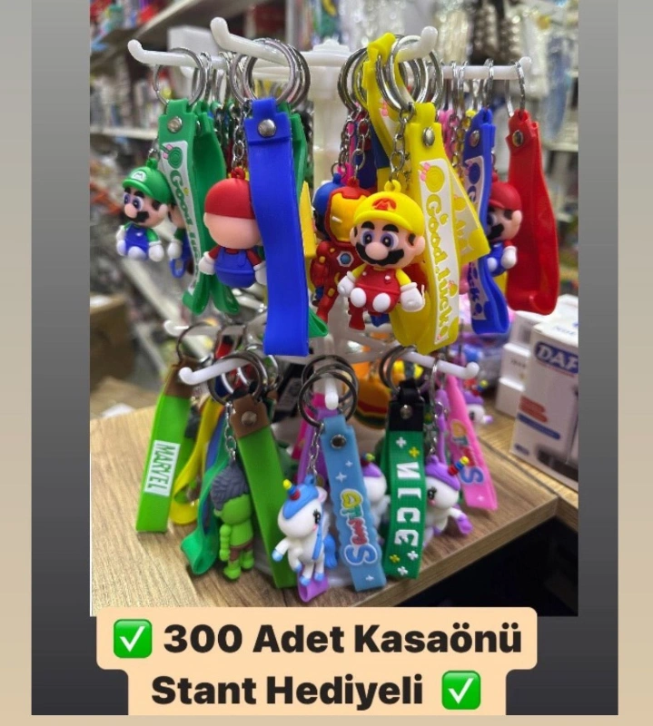 Silikon ANAHTARLIK / ADET 12,50₺ / STANT DAHİL 300 ADET