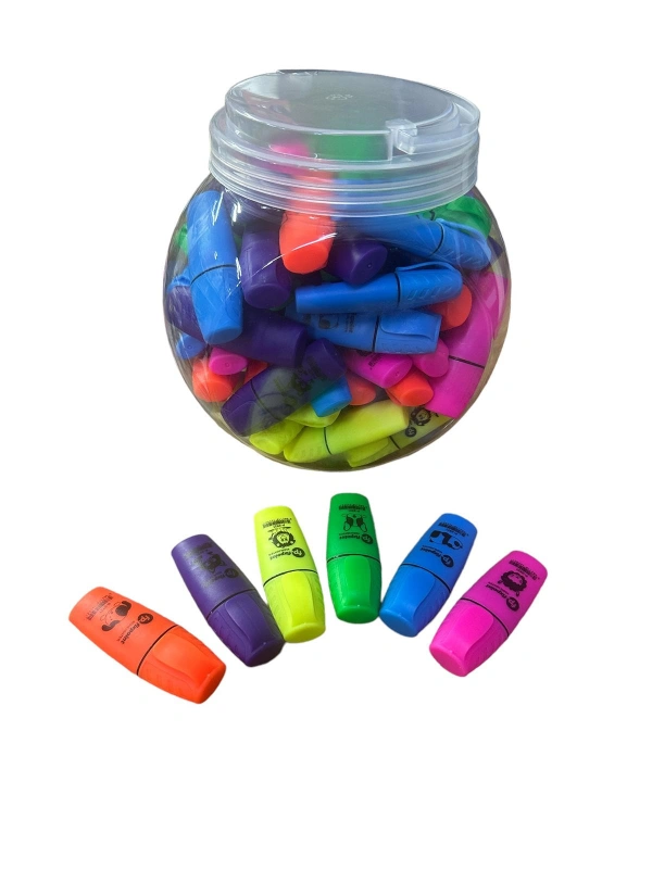 Fix Point Mini Neon Fosforlu Kalem / 72li Paket