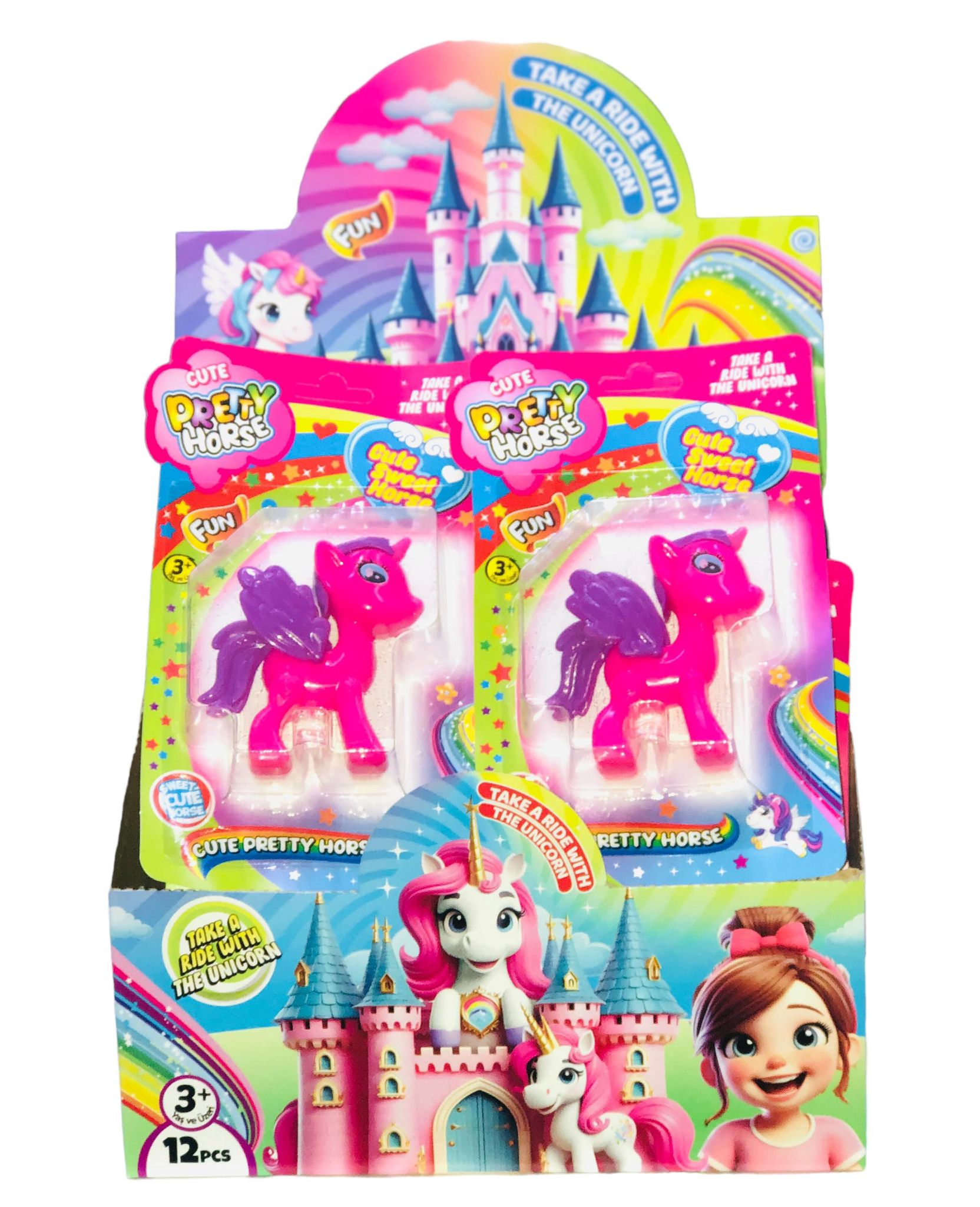 LİTTLE HORSE OYUNCAK UNİCORN / 24LÜ STANT