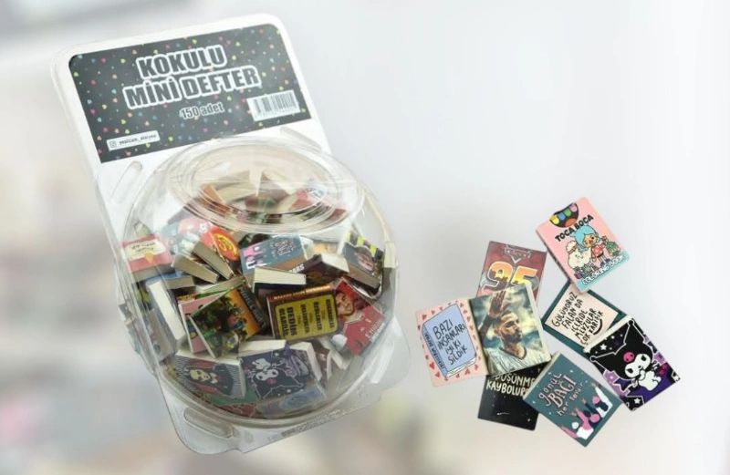 Adet: 5,75₺ / Mini Kokulu Kitaplar  / paket 150l,