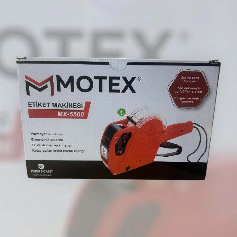 Motex Lüks Etiket Makinesi