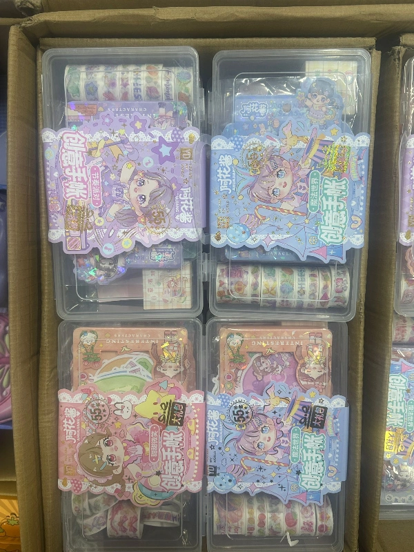 Hediyelik Mega Plastik Kutu Defter-Sticker Set