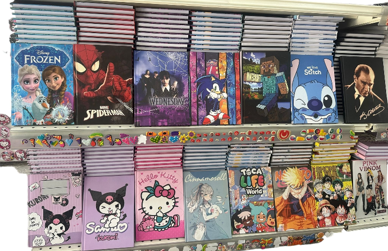 Modelist  Defter Sert Kapak Trend Ajanda / 50li karışık paket