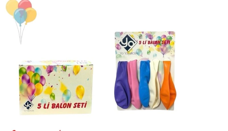 5Lİ BALON SETİ TRENDY / 36LI PAKET