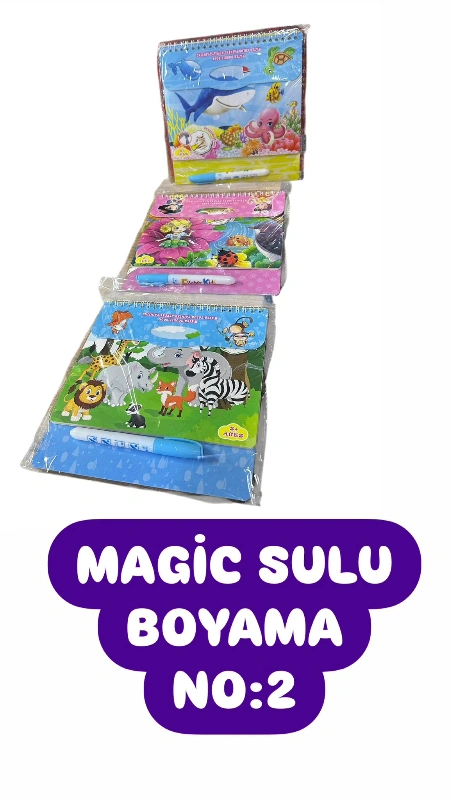 Magic Water Sulu Boyama No:2 / 12li Paket