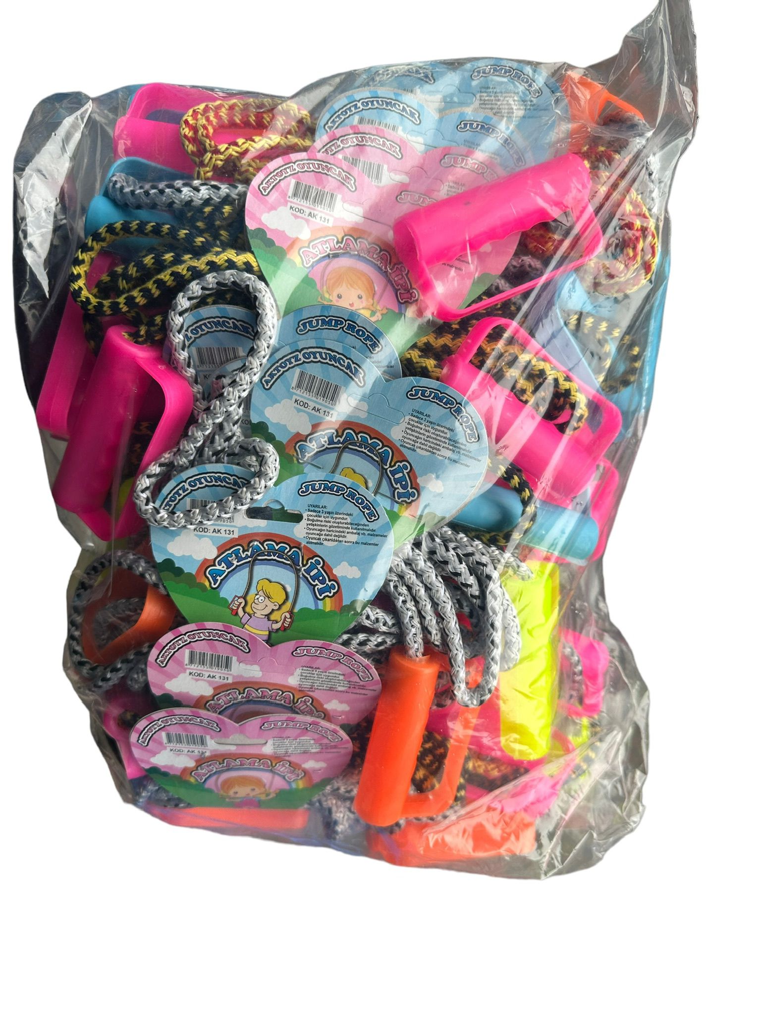 LÜKS TUTMA APARATLI ATLAMA İPİ ( 24LÜ PAKET )