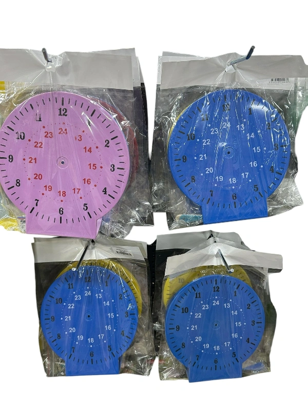 18cm Saat Öğreniyorum Modeli  / 12li Paket