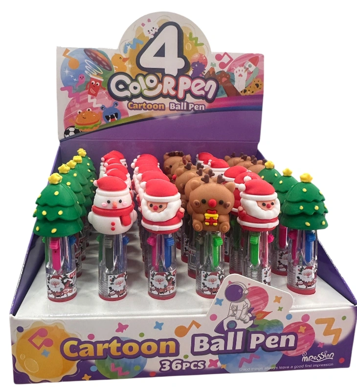 4 RENK MİNİ TÜKENMEZ YILBAŞI FİGÜRLÜ / 36LI STANT