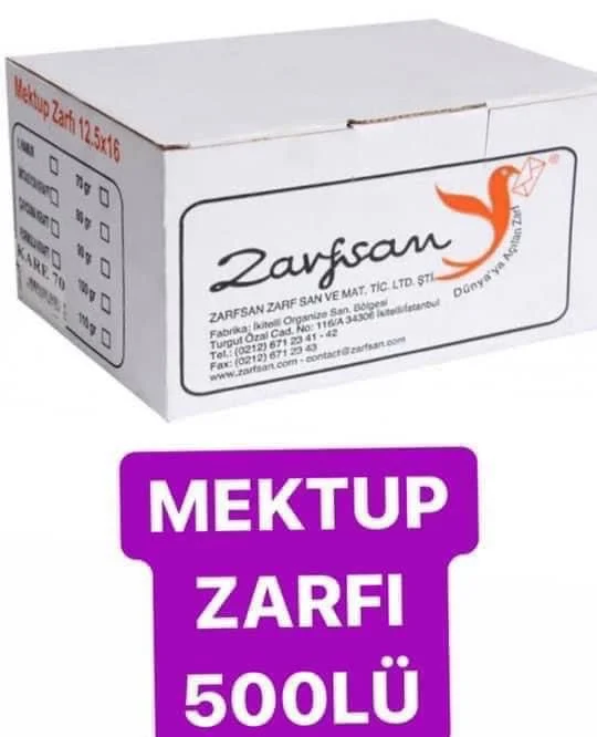 MEKTUP ZARFI 500LÜ PAKET