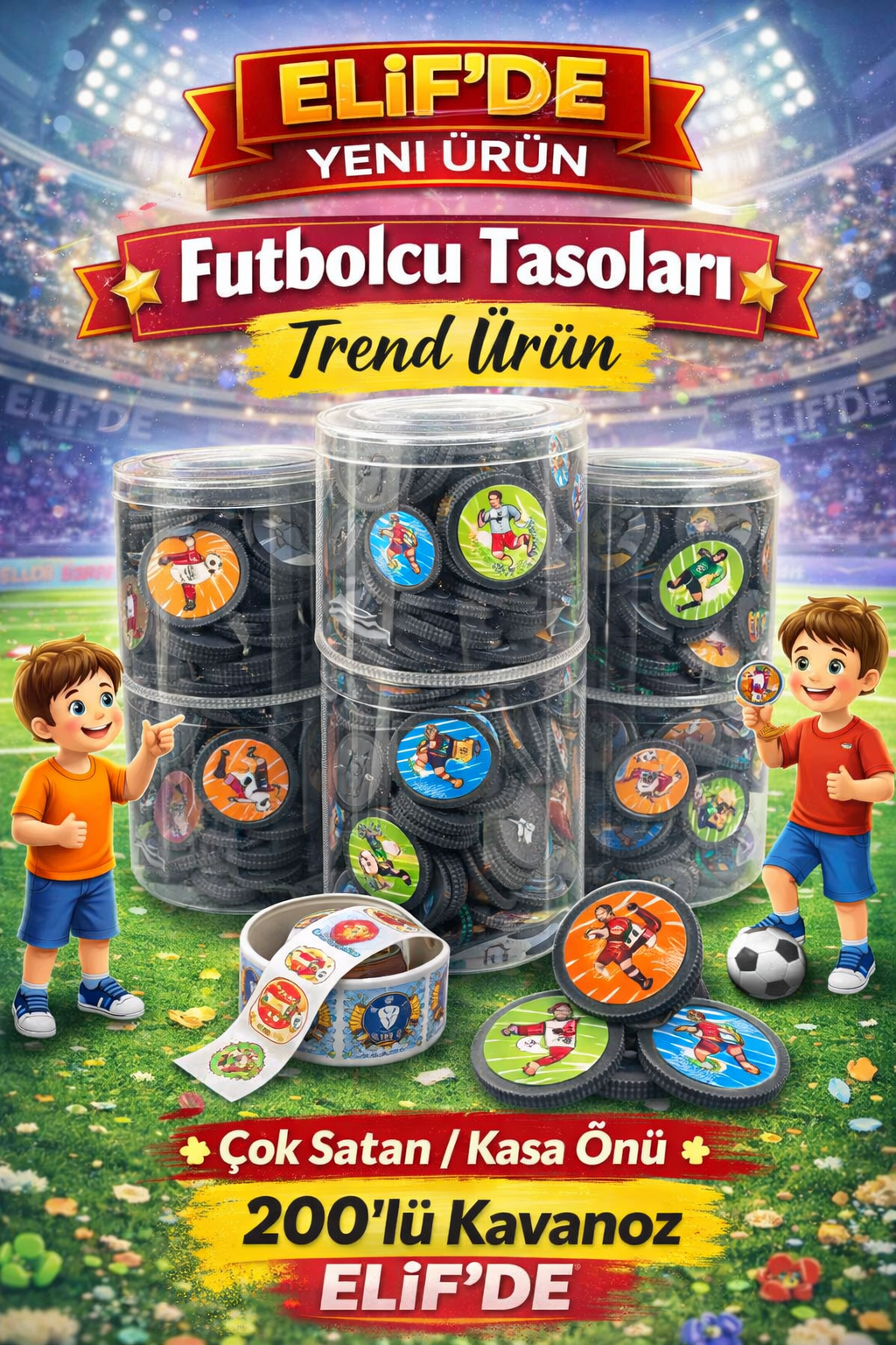 200lü Kavanoz Futbolcu Taso