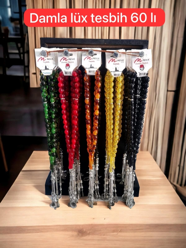 Damla Lüks Tesbih Hediyelik ( 60LI STANT )