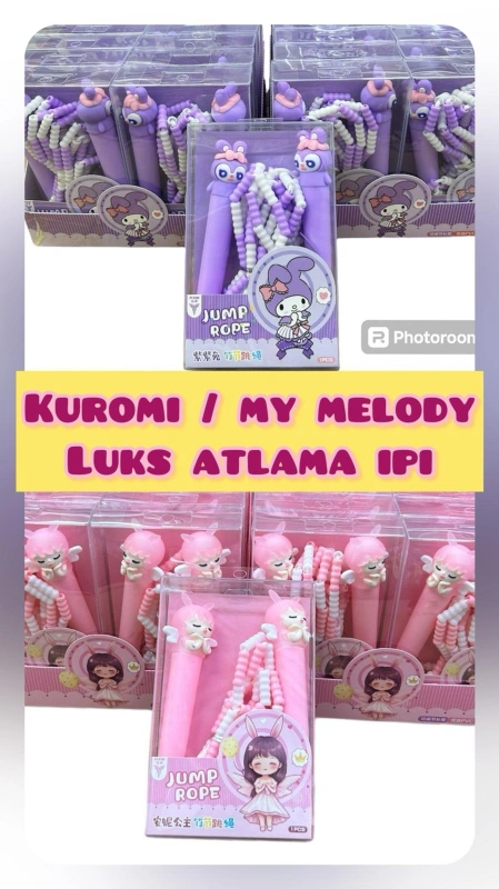 Kuromi My Melody Lüks Konsept Atlama İpi / 12li Kutu