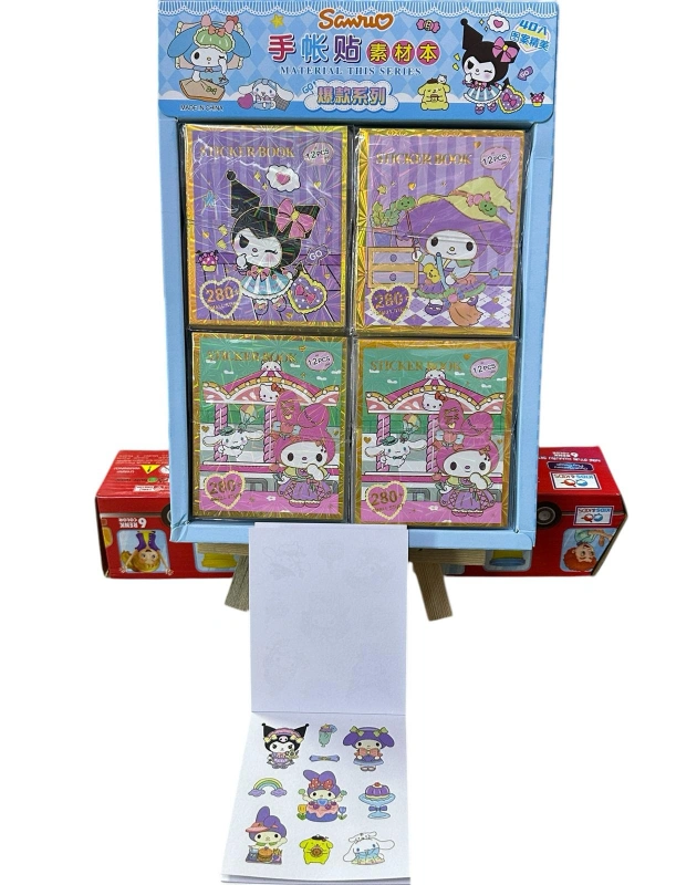 Adet: 15 ₺ / Kuromi 7x10cm Sticker Defter / 40lı Paket Karma