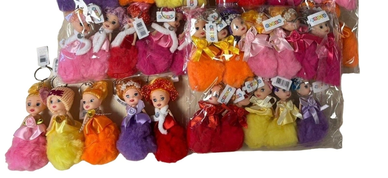 Bezbebek Peluşlu Anahtarlık / 12li paket