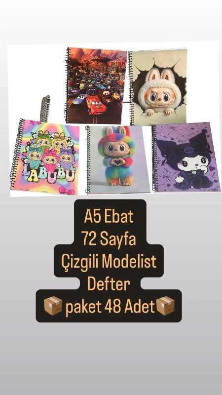 A5 TELLİ MODELİST DEFTER 72YPR/ 48Lİ PAKET