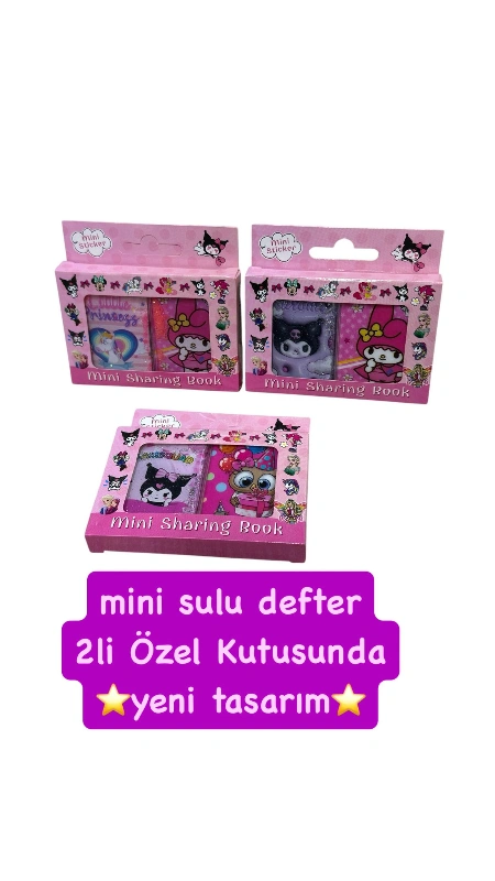 Adet: 42,5₺ / Özel Kutusunda 2Lİ Mini Defter / 24lü Paket