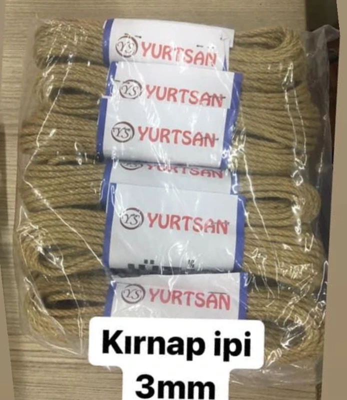 3mm Kırnap Hasır Jüt İp / 12li Paket
