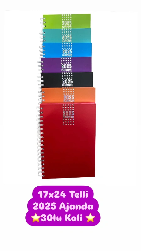 2025 Telli Ajanda / 30lu Koli