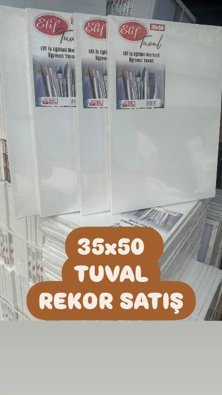 35x 50 Tuval / Arkadan Zımba / 50Lİ KOLİ