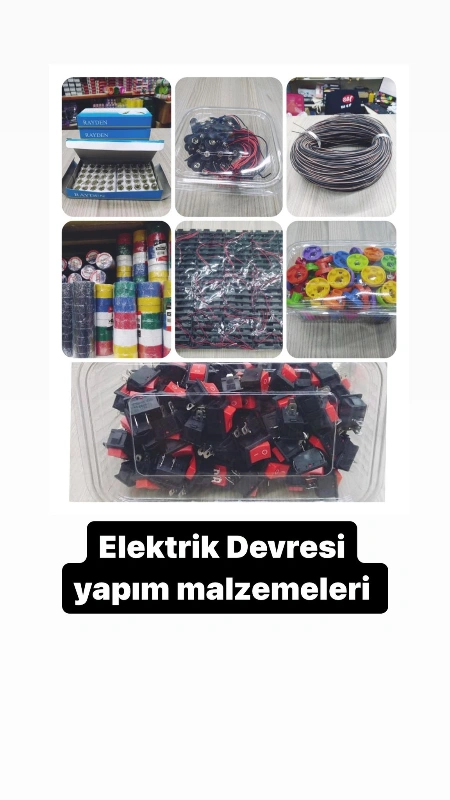 Elektrik Devresi İçin Tüm Malzemeler