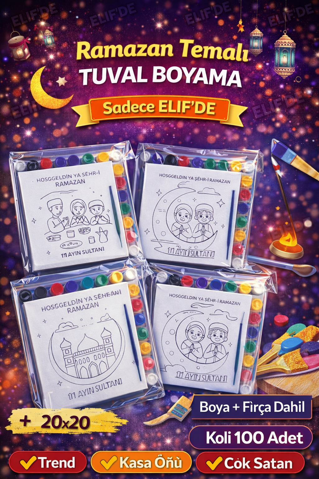 ATÖLYE BOYAMA AKTİVİTE ÜRÜNLERİ ürün 4