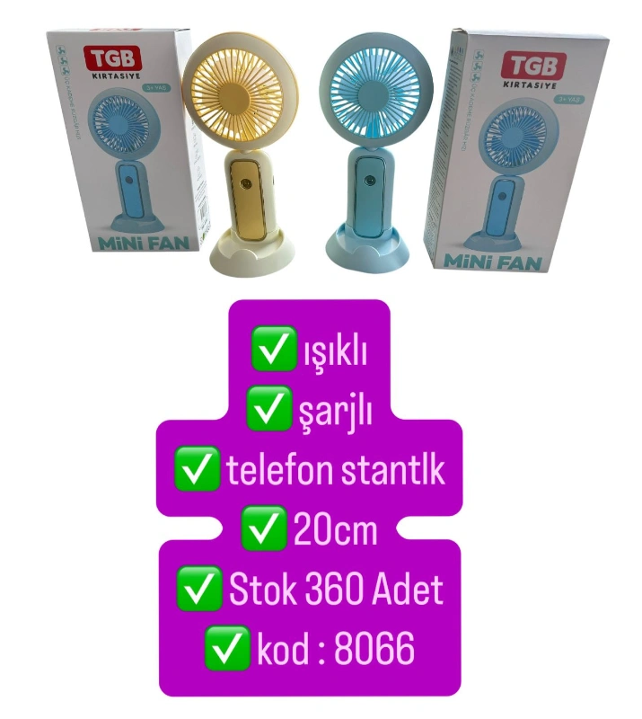 8066 IŞIKLI LÜKS EL FANI / ŞARJLI