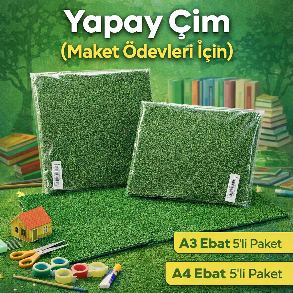YAPAY ÇiM A4 25₺ & A3 50₺ / 5li PAKET