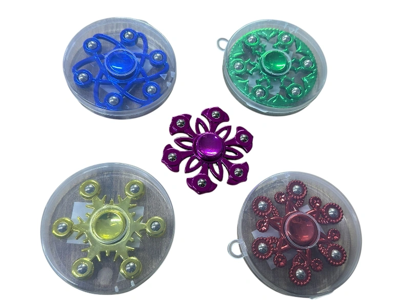 Adet:  45 ₺ / Metalik Renkler Şekilli Stres Çarkı  /  24lü Paket