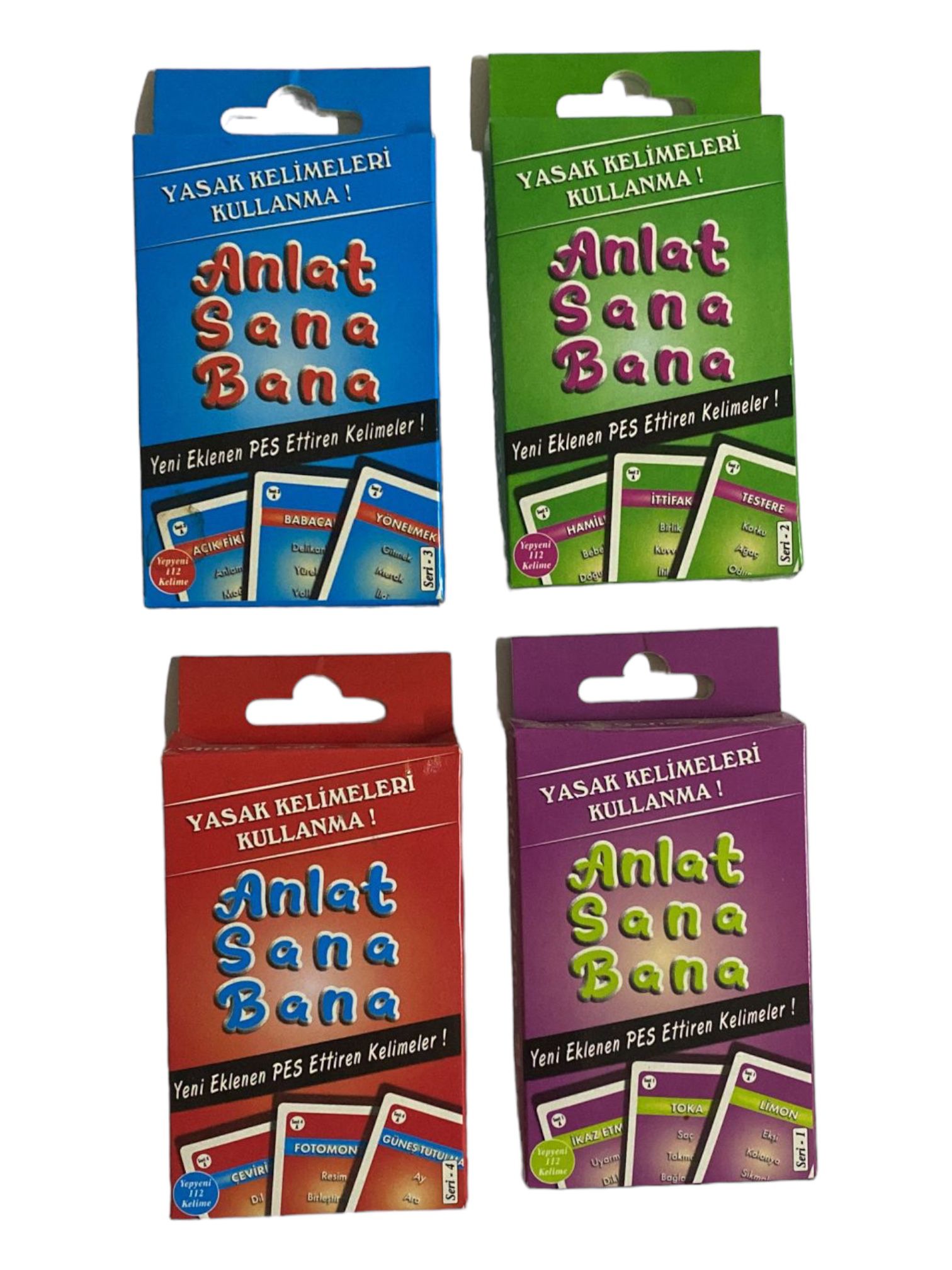 ANLAT LÜTFEN TABU KARTLARI ( 24LÜ PAKET )