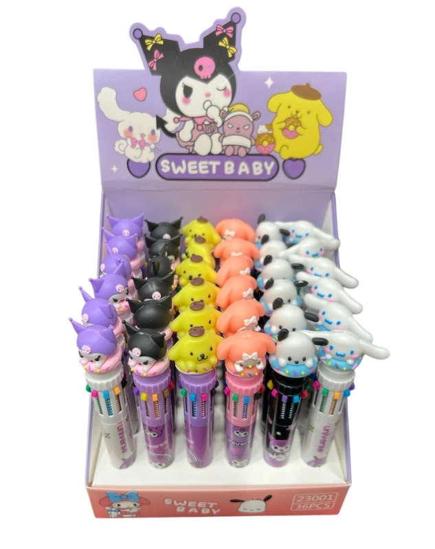 Adet:  37,50 ₺ / Kuromi 10Renk Lüks Tükenmez /  36lı Paket