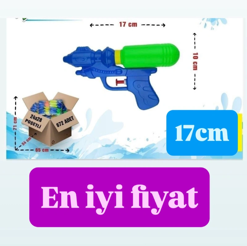 Adet: 34,5 ₺ / 17 CM SU TABANCASI / paket 24LÜ