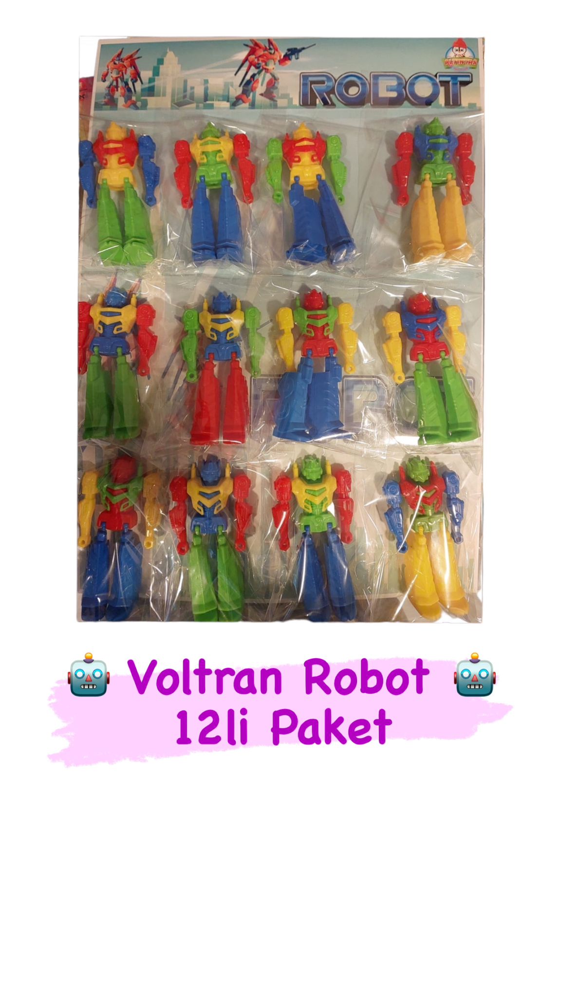 VOLTRAN ROBOT  ( 12Lİ PAKET )