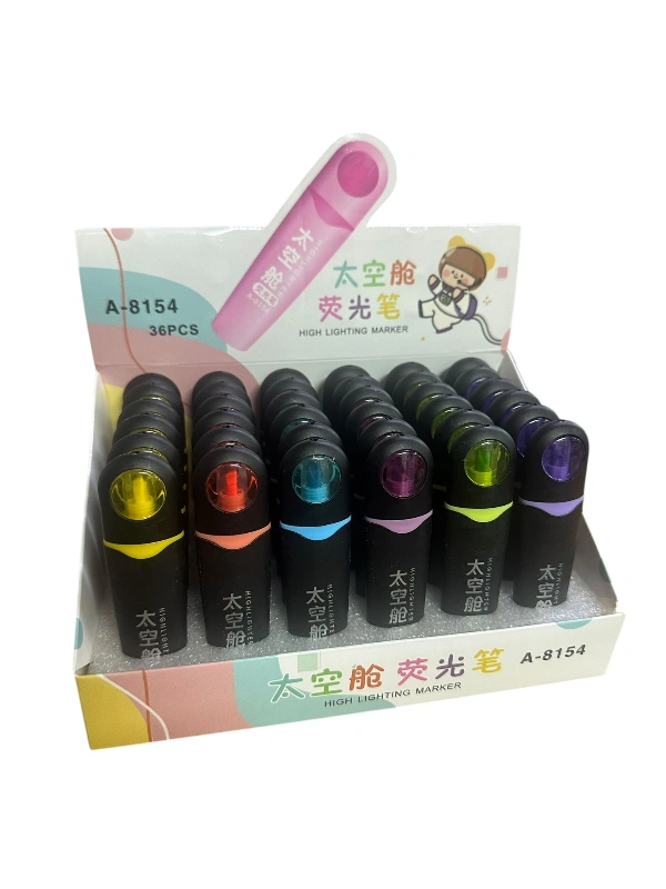 Siyah Dekor Lüks Fosforlu / 36lı Stant