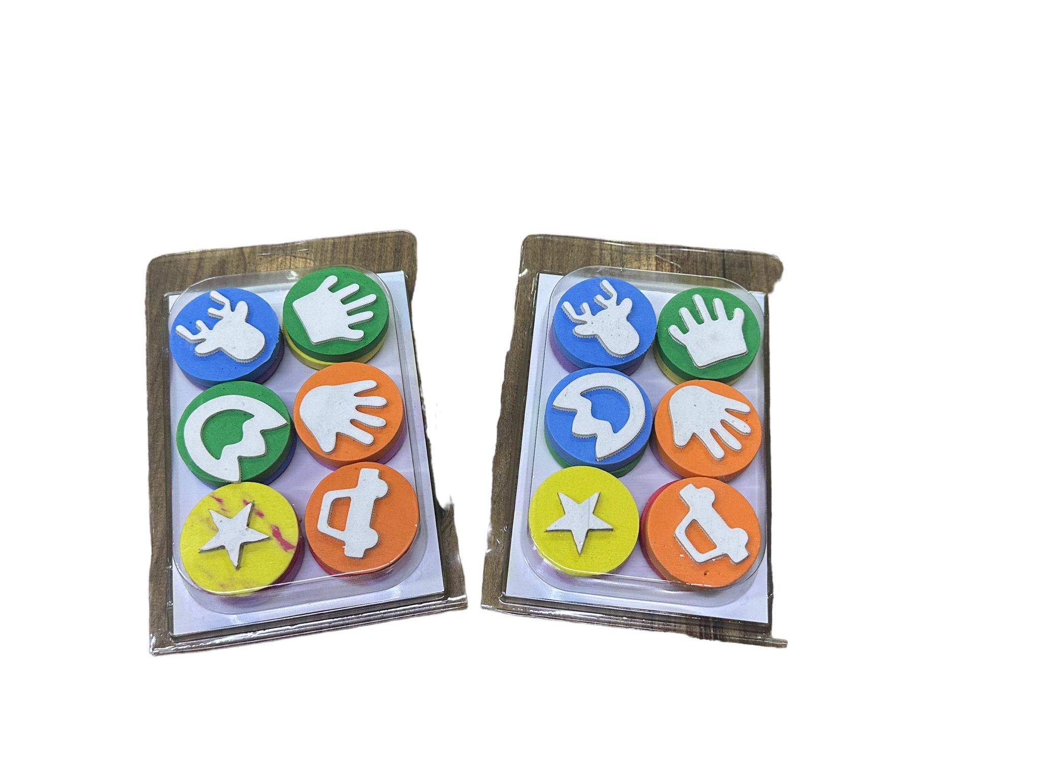 YUVARLAK EVA KÜP BASKI 12Lİ SET