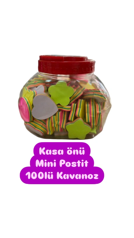 POSTİT 100LÜ KAVANOZ SET